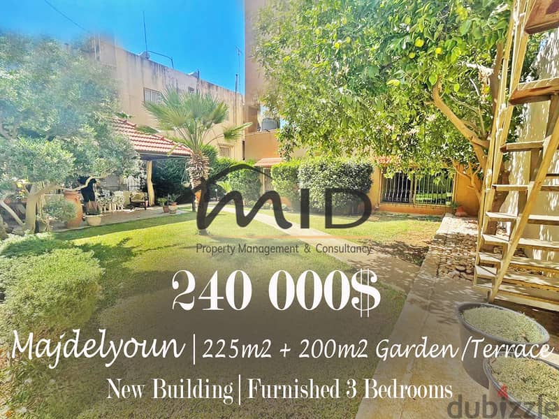 Majdelyoun | Signature 225m² + 200m² Garden/Terrace | Fully Furnished 1