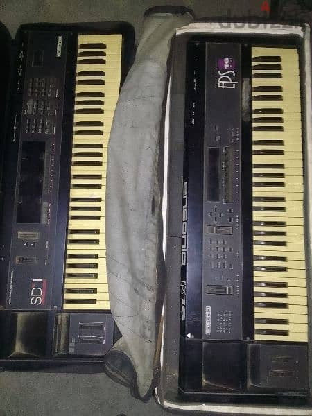 Ensoniq SD1 and Ensoniq Eps16 plus 0