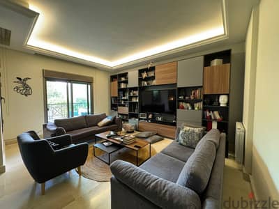 L15831-Semi-Furnished Apartment With Terrace For Sale In Baabdat