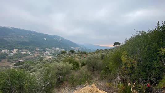 L15837-7,500 SQM Land With View For Sale in Deir Al Qamar