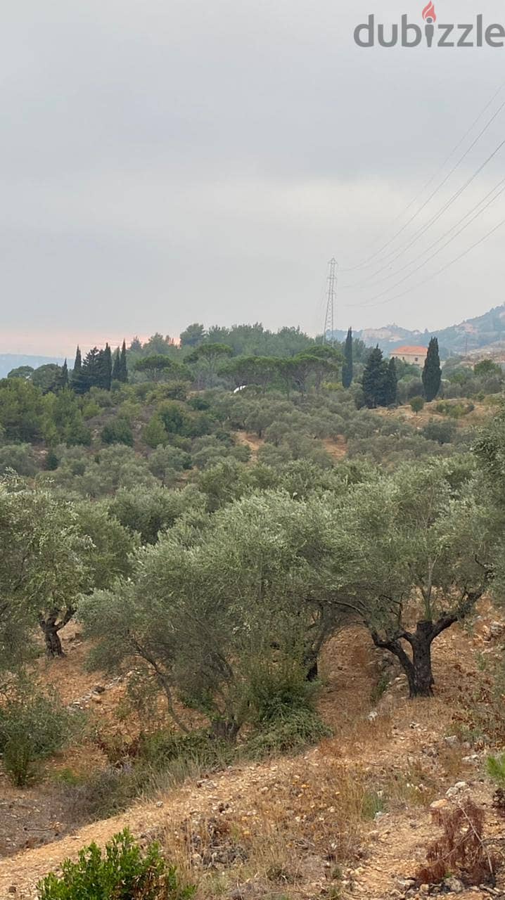 L15837-7,500 SQM Land With View For Sale in Deir Al Qamar 2