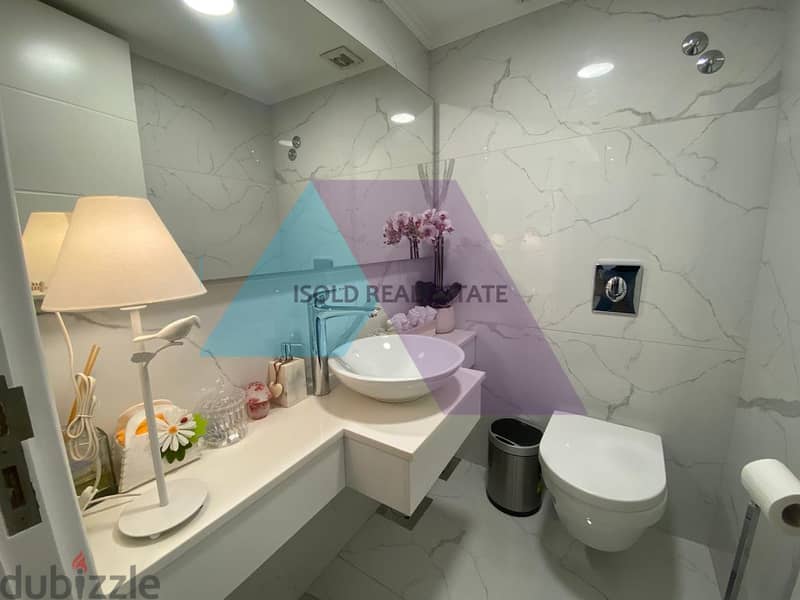 Furnished &Decorated 150 m2 apartment+80 m2 terracefor sale in Dbayeh 7