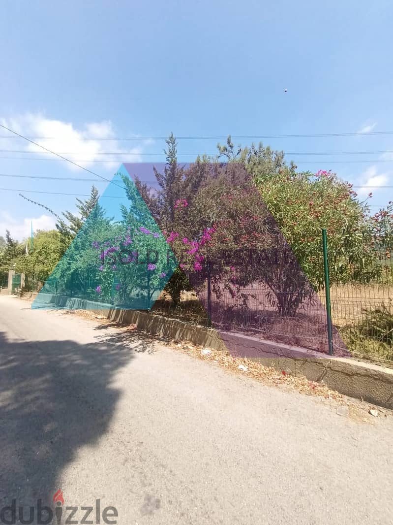 A 1088 m2 land having an open mountain view for sale in Bsalim 4