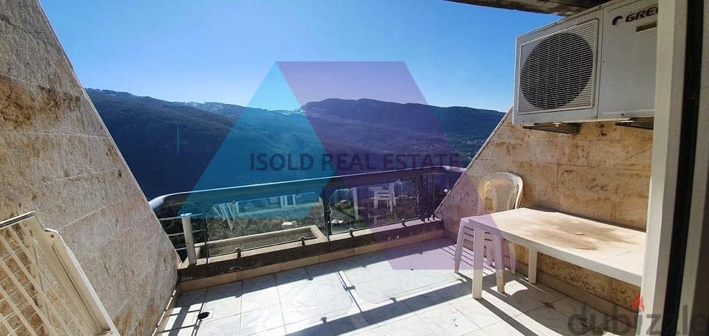 Fully furnished 135 m2 duplex chalet for sale in Ehden 1