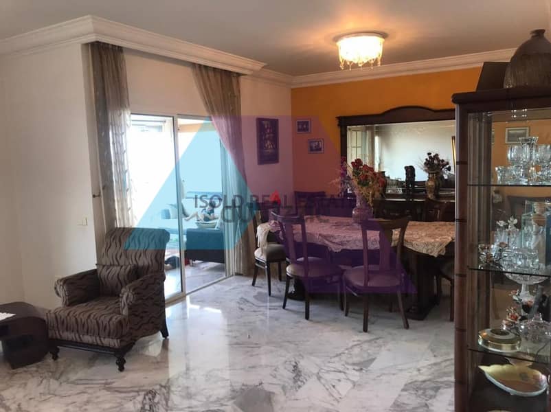 Furnished 170m2 apartment+panoramic sea view for sale in Haret Sakher 0