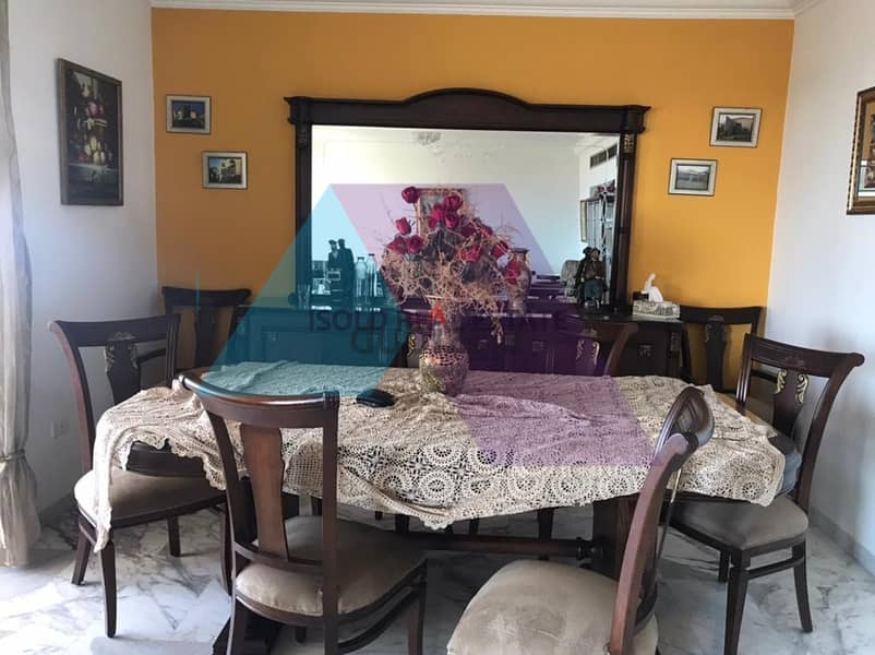 Furnished 170m2 apartment+panoramic sea view for sale in Haret Sakher 2