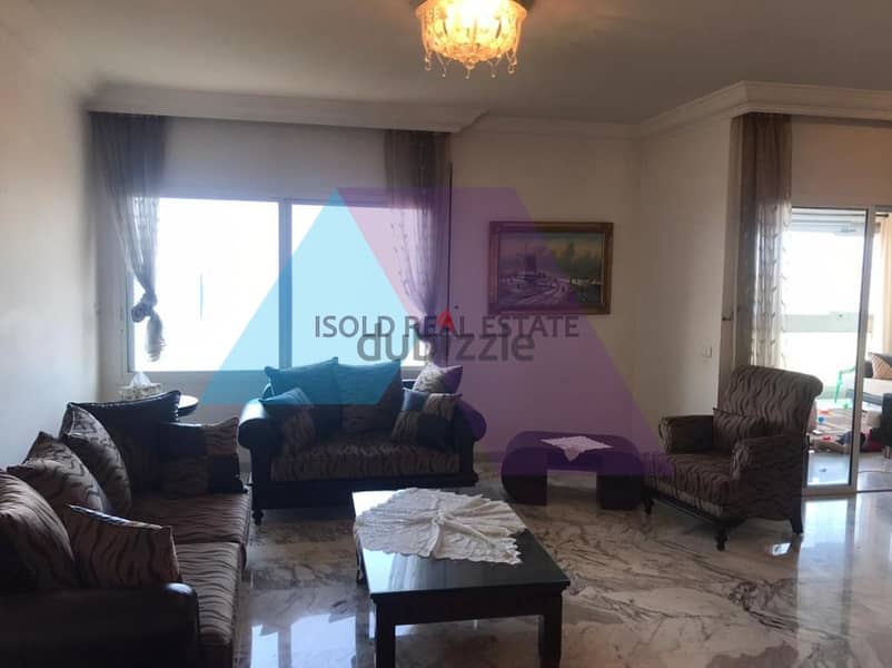 Furnished 170m2 apartment+panoramic sea view for sale in Haret Sakher 4