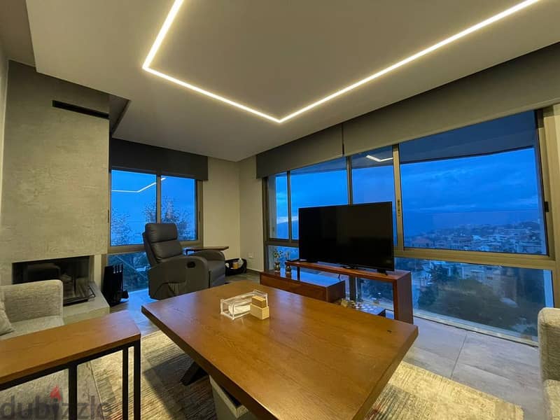 High End Finishing Fully Furnished Apartment for sale in Bikfaya 0