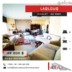 49 000 $ Chalet fot sale in laqlouq 60 SQM REF#CD1070 0