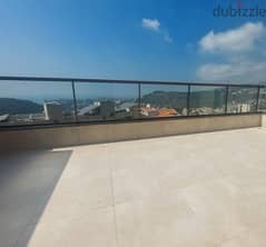 90 SQM Apartment in Mazraat Yachouh with Sea & Mountain View + TERRACE