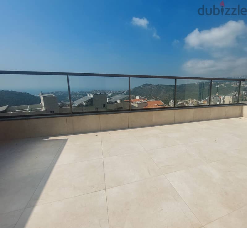 90 SQM Apartment in Mazraat Yachouh with Sea & Mountain View + TERRACE 0