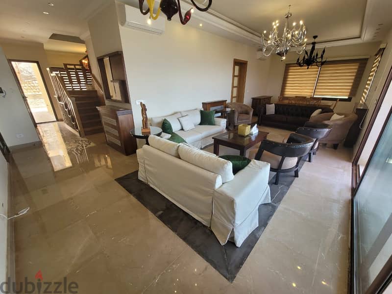 DUPLEX IN BROUMANA 3 BEDS WITH TERRACE FULLY FURNISHED , (BRR-110) 1