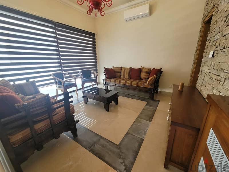 DUPLEX IN BROUMANA 3 BEDS WITH TERRACE FULLY FURNISHED , (BRR-110) 2