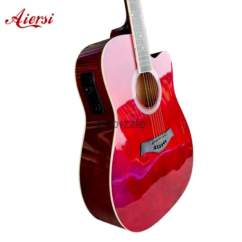 Aiersi SG028CE Electro-Acoustic Guitar (Multiple Colors Available) 2