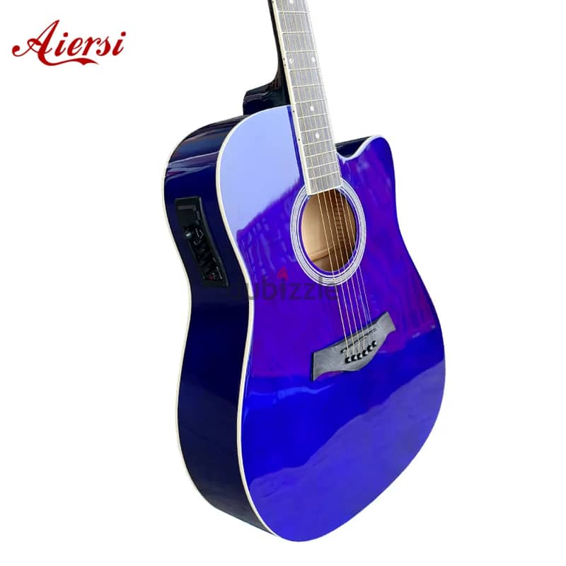 Aiersi SG028CE Electro-Acoustic Guitar (Multiple Colors Available) 3