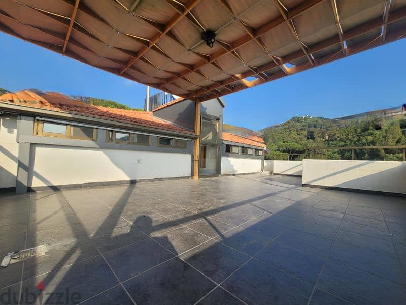 DUPLEX BROUMANA (345SQ) WITH TERRACES, JACUZZI AND CHEMINEY, (BRR-136) 7