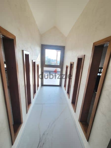 DUPLEX BROUMANA (345SQ) WITH TERRACES, JACUZZI AND CHEMINEY, (BRR-136) 12