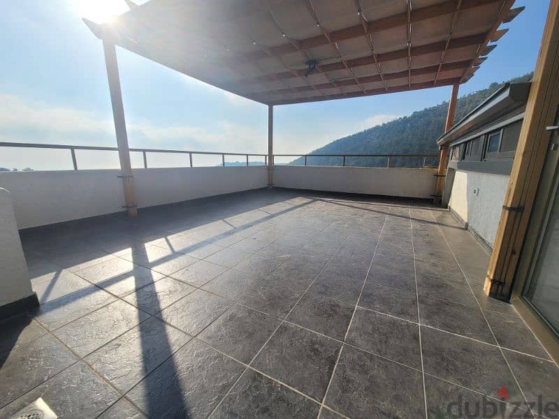 DUPLEX BROUMANA (345SQ) WITH TERRACES, JACUZZI AND CHEMINEY, (BRR-136) 13