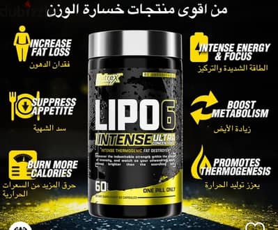 lipo 6 intense fat burner 22$ only