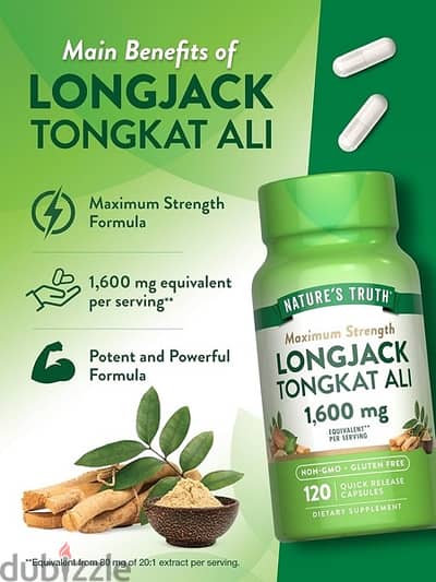 long jack tongat ali 120 capsule 1600mg