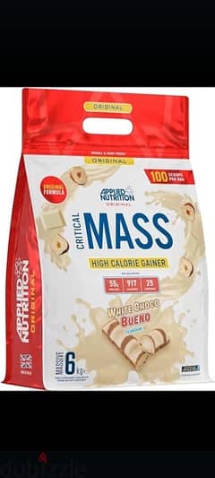 Applied nutrition mass gainer 6kg 100 scoops/bag