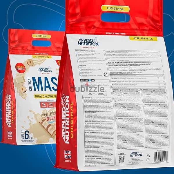 Applied nutrition mass gainer 6kg 100 scoops/bag 1