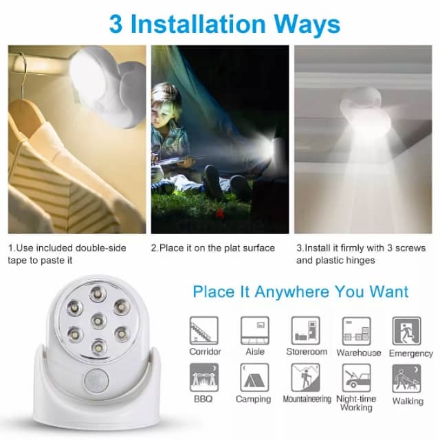 Light Angel Sensor Lamp - Stick Up Motion Light for Home, Garden 7