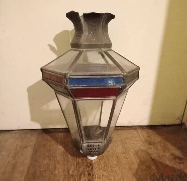 Colored Glass Antique Lanterns 1