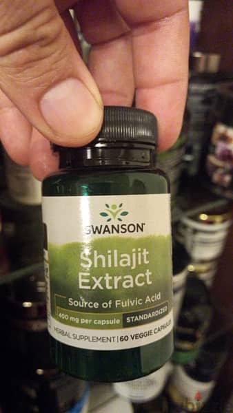 swanson shilajit extract 400mg 60 vegie capsules