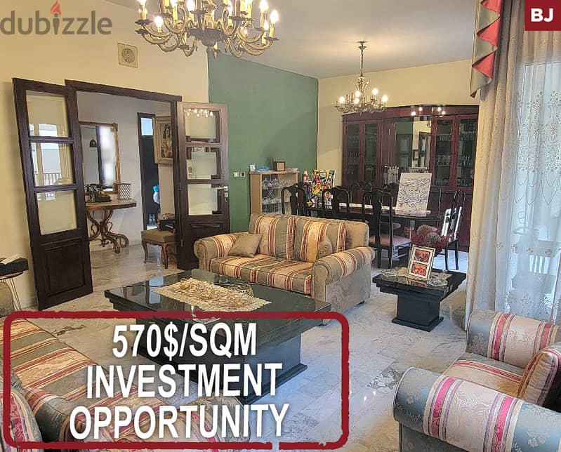 185 sqm apartment in Sahel Alma/ ساحل علما REF#BJ111149 0