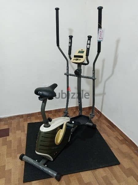 elliptical  bike machine body sculpture used like new 3