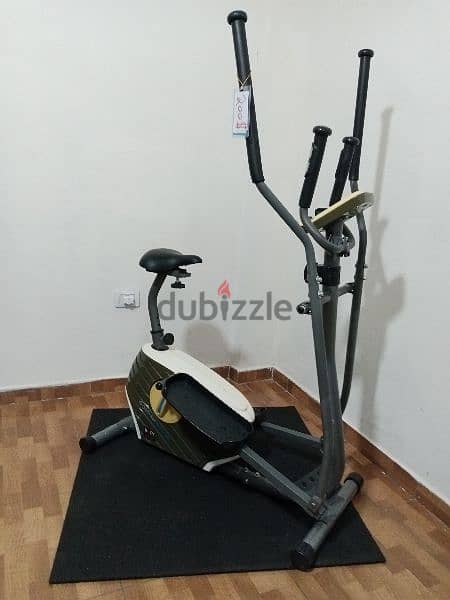 elliptical  bike machine body sculpture used like new 5