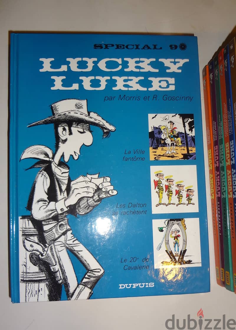 Lucky Luke 48 volumes in 16 integrals  Each integral contains 3 volume 3