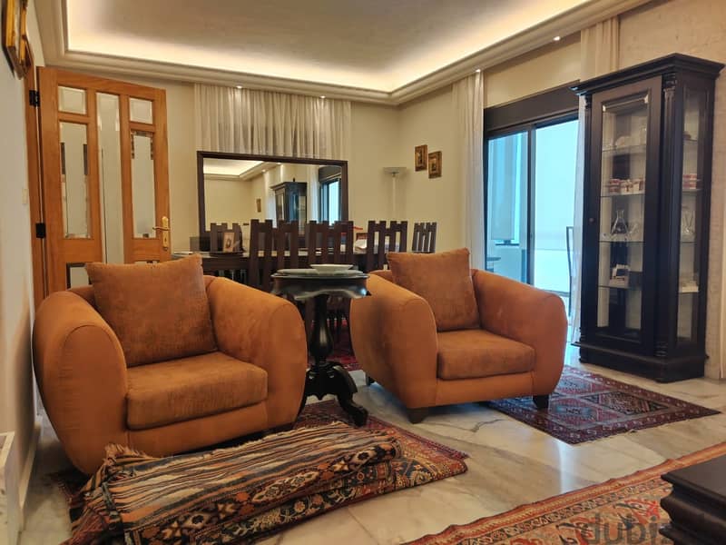 L15854-Furnished 3-Bedroom Apartment For Rent In Sahel Alma 3