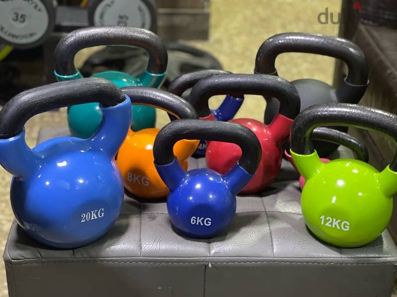 kettle bell new available from 2kg to 20kg starting 2.50$ 2