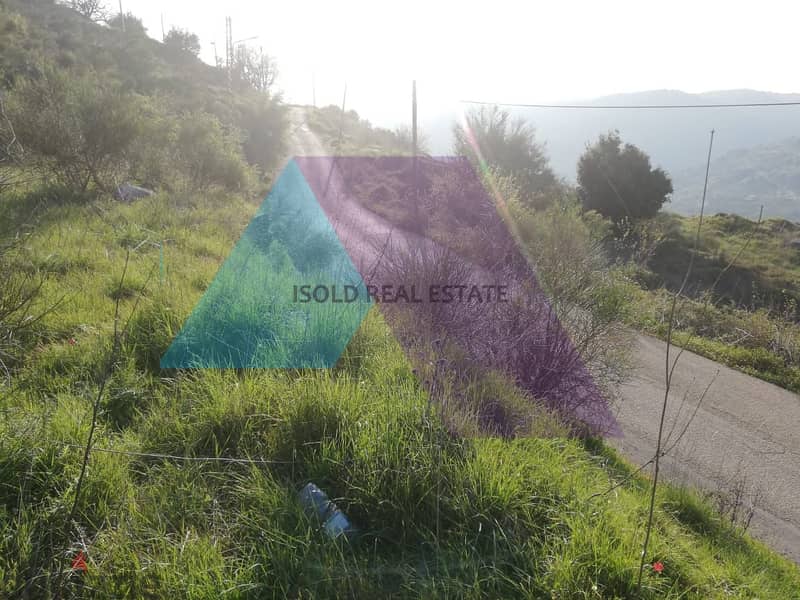 A 1363 m2 land having an open mountain view for sale in Mrayjat – El 0