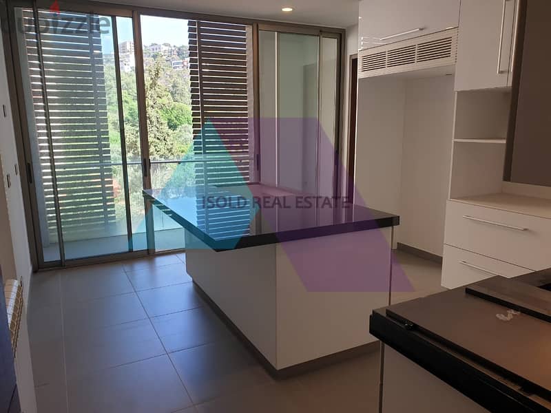 Decorated 280 m2 apartment +open mountain/sea view for rent in Baabda 3