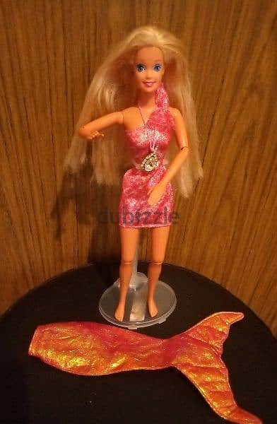 Barbie 2 In1 MERMAID/Chic Girl Gone Articulated doll +mermaid Tail 5