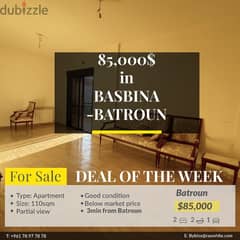 RWB275A - Apartment for sale in Batroun Basbina