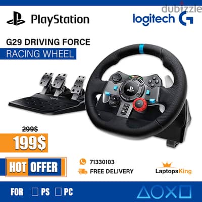 LOGITECH G29 DRIVING FORCE RACING WHEEL