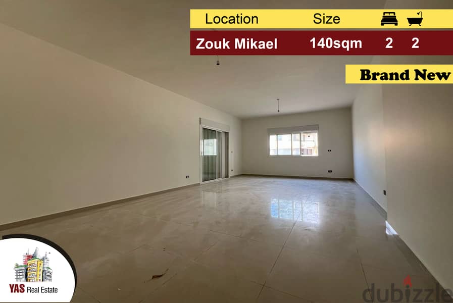 Zouk Mikael 140m2 | 300m2 Terrace | Brand New | Flat | EH | 0