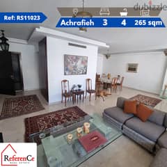 Apartment for rent at Achrafieh. شقة مفروشة بالكامل للإ