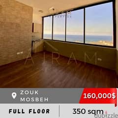 Full Floor Zouk Mosbeh | 350 sqm  | Full Sea View 0