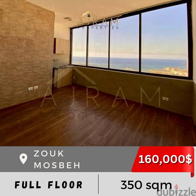 Full Floor Zouk Mosbeh | 350 sqm  | Full Sea View 0