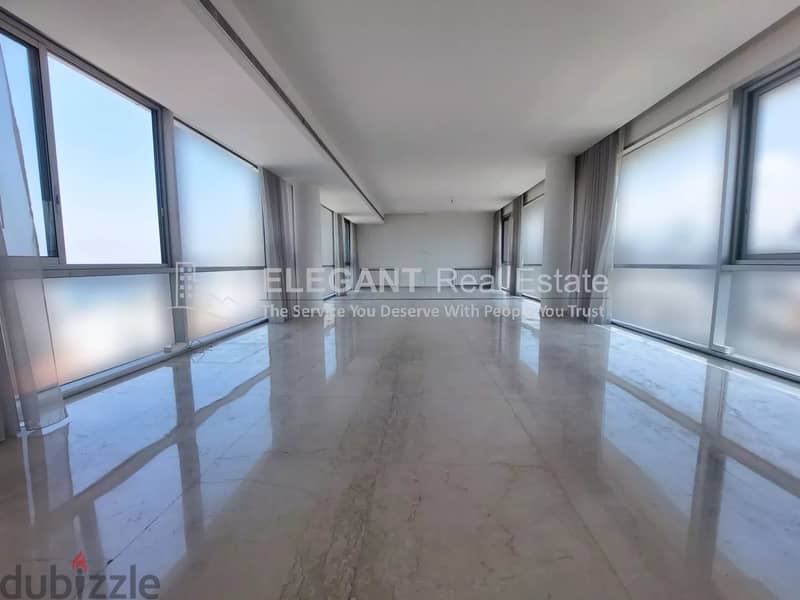 Spacious Apartment For Rent | Panoramic Sea View | Achrafieh 1