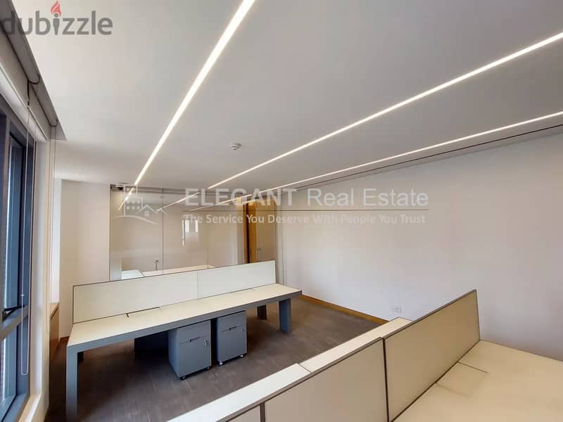 Brand New Furnished Office | For Rent | Prime Location | Achrafieh 9