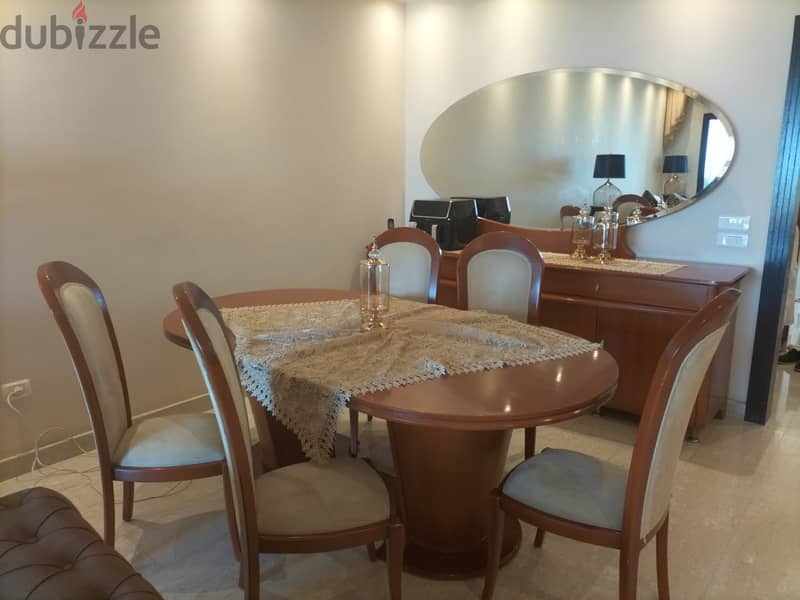 145 SQM Furnished Apartment in Hadath, Baabda + Sea & Mountain View 7