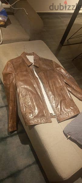 TRAPPER leather jacket ,made of real leather 4