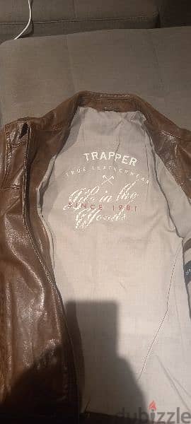 TRAPPER leather jacket ,made of real leather 5