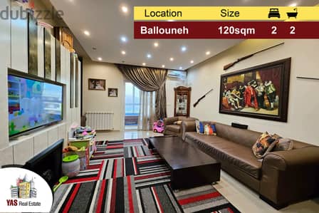 Ballouneh 120m2 | Panoramic View | Prime Location | Catch | TO |